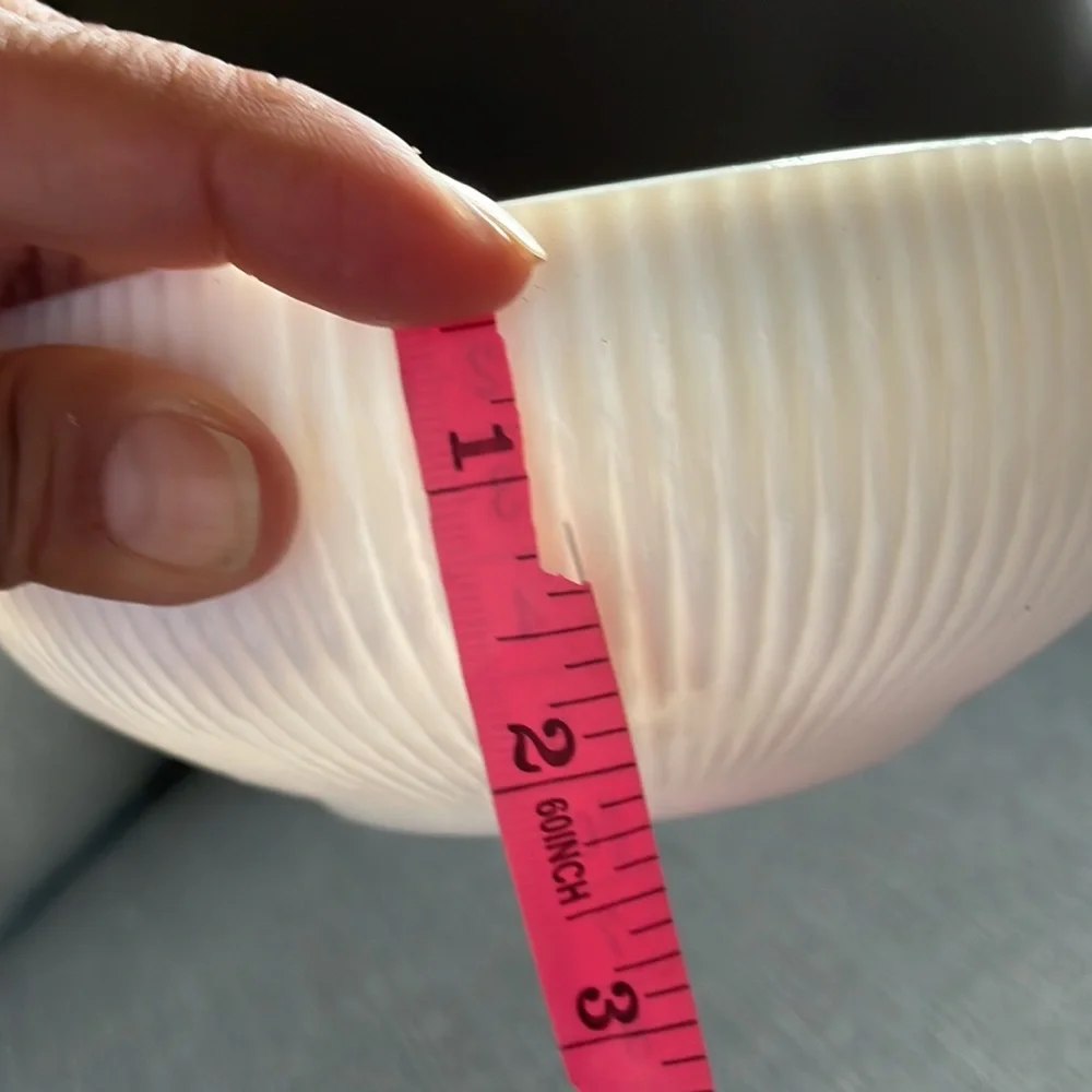 VTG E.O. Brody Ribbed Milk Glass Bowl